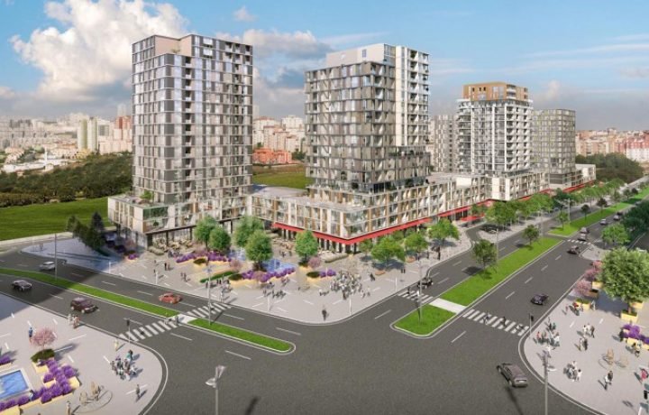 Современный жилой комплекс в Бахчешехире: Ваш дом у трассы будущего в Стамбуле