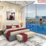 Квартира с бассейном 2+1, в районе Dubai Sports City, Дубай №2897