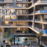 Dubai'nin Al Furjan semtinde özel yüzme havuzlu 2+1 rezidans. No.2917