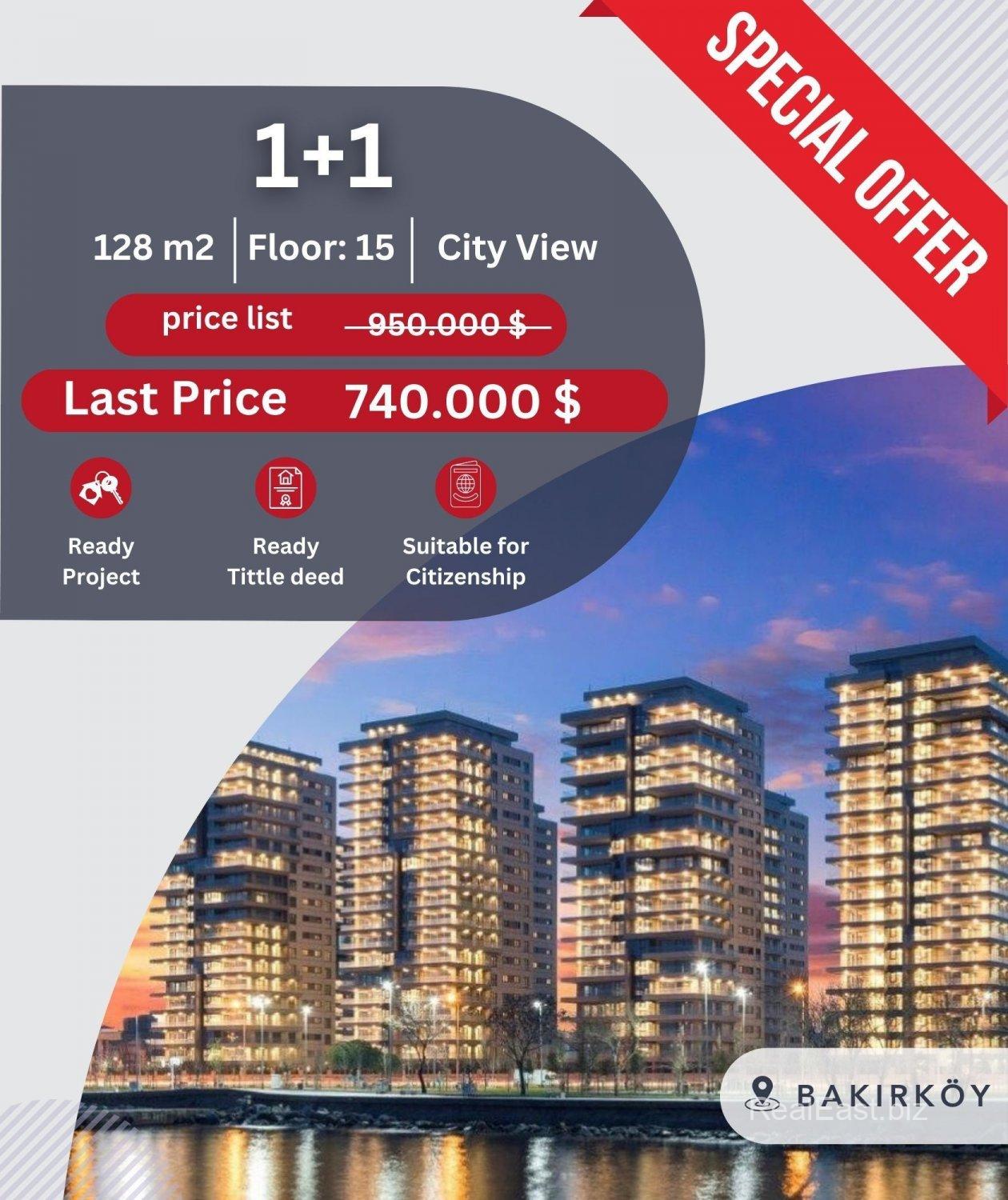 Spacious 1+1 Apartment in the Heart of Istanbul