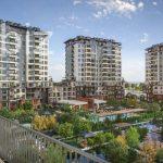 İstanbul’da Huzurlu Bahçelerle Modern Daire (İlan No: 3448)