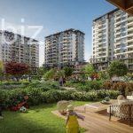 İstanbul’da Huzurlu Bahçelerle Modern Daire (İlan No: 3448)