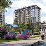 İstanbul’da Huzurlu Bahçelerle Modern Daire (İlan No: 3448)