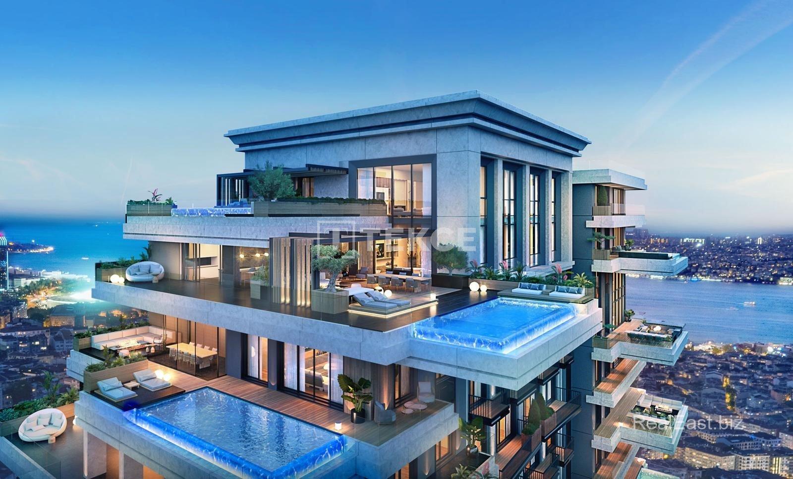 Luxury Apartment with Private Pool in Prestigious Istanbul District