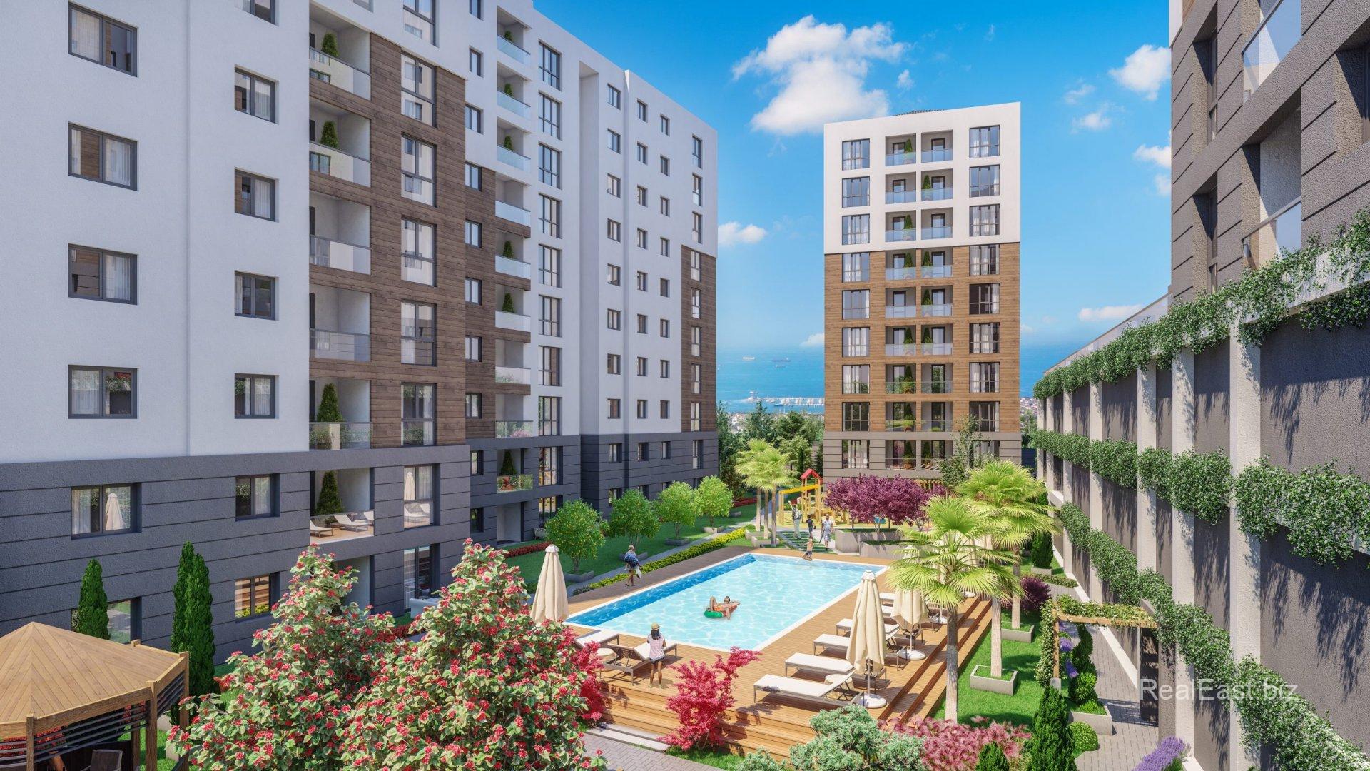 Spacious 2+1 Apartments in Pendik, Istanbul