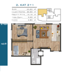 Charming 2+1 Apartment in the Heart of Istanbul (Listing No: 4070)