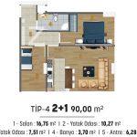Stylish Apartment in the Heart of Istanbul (Listing No: 4348)