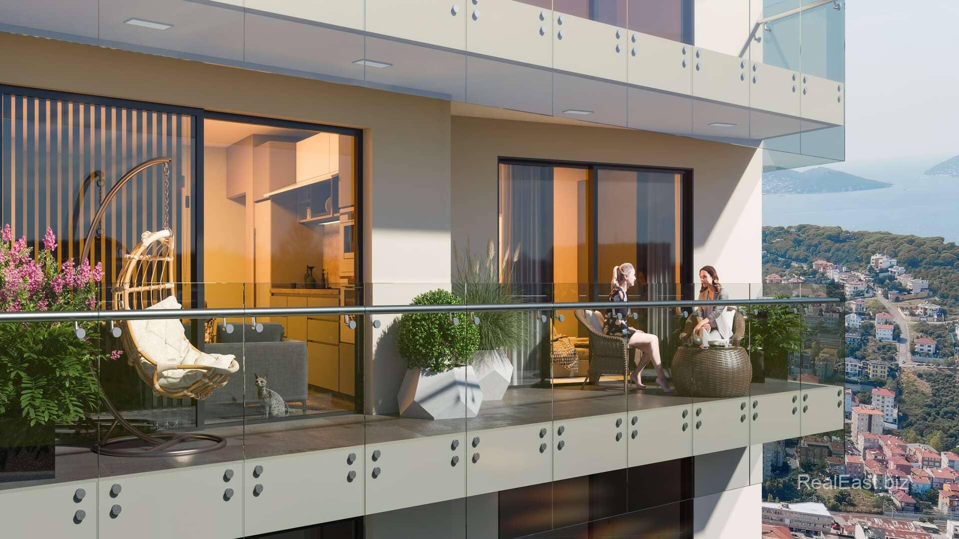 Modern Apartment with Scenic Views in Istanbul