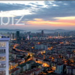 Kartal, İstanbul’da Manzaralı Modern Daire (İlan No: 4611)