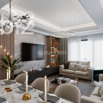 Küçükçekmece’de Manzaralı Şık Daire (İlan No: 4729)