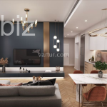 Современная квартира в центре района Шişli в Стамбуле №4781