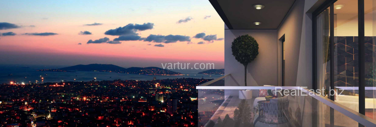 Stunning Sea View Apartment in Kartal, Istanbul