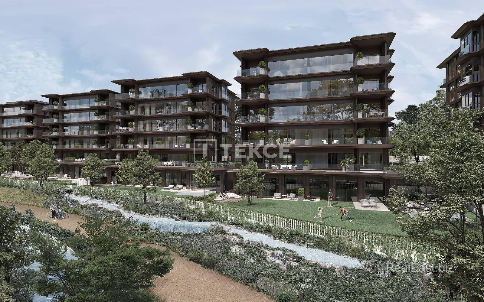 Spacious Apartments with Scenic Views in Göktürk, Istanbul