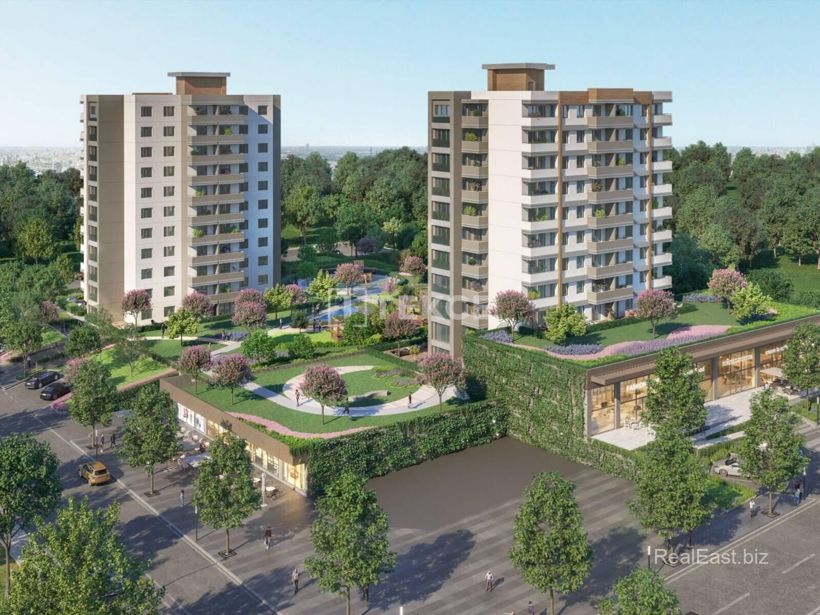 Modern Apartments with Green Spaces in Istanbul