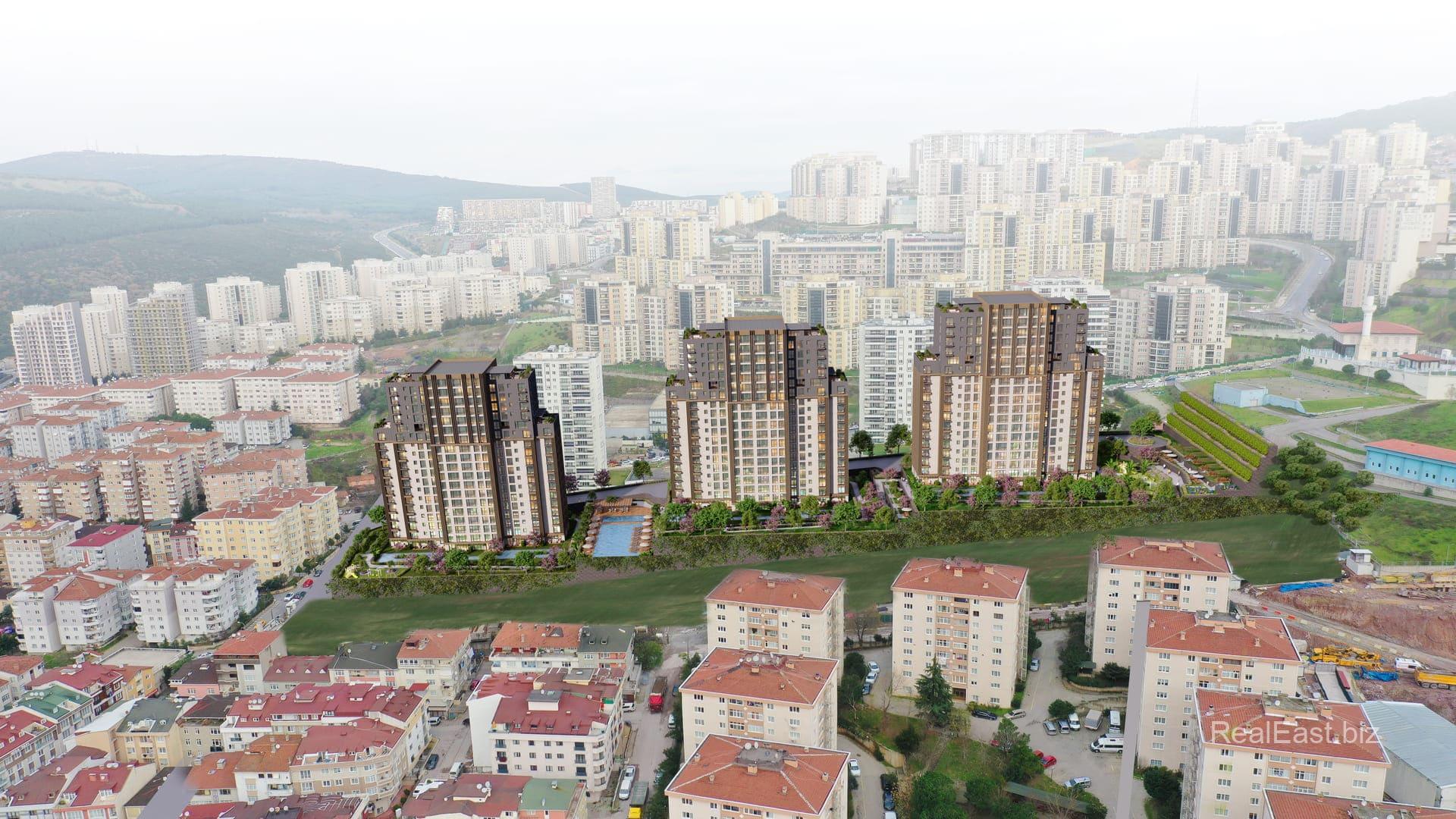 Modern 1+1 Apartment in Istanbul's Maltepe District
