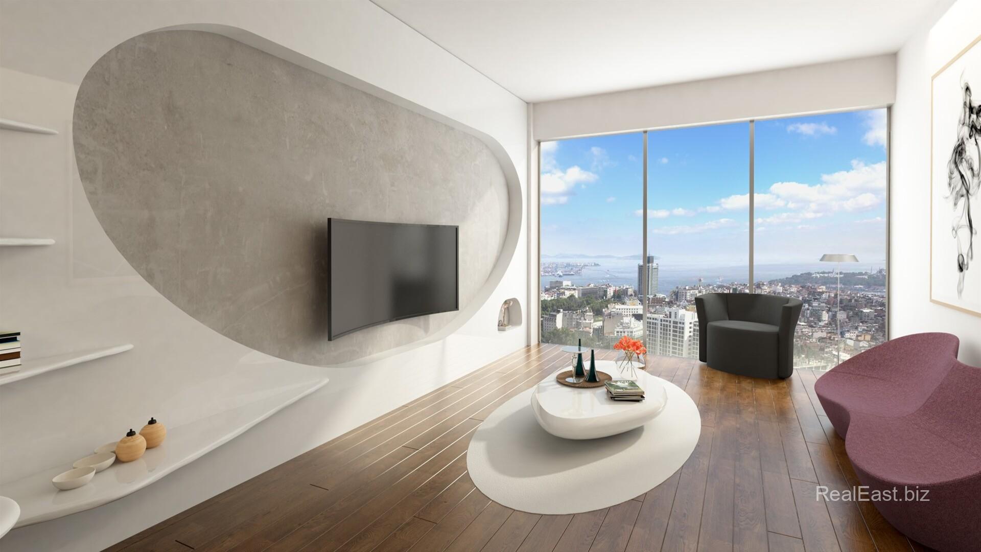 Spacious 3+1 Apartment with Panoramic Views in Istanbul