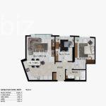 Spacious Apartment with Modern Amenities Near Istanbul’s Financial Hub (Listing No: 7746)