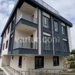 Современная дуплексная квартира с видом на море в Бейликдюзю №8046