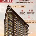 İstanbul’un Kalbinde Modern 2+1 Daire (İlan No: 8089)