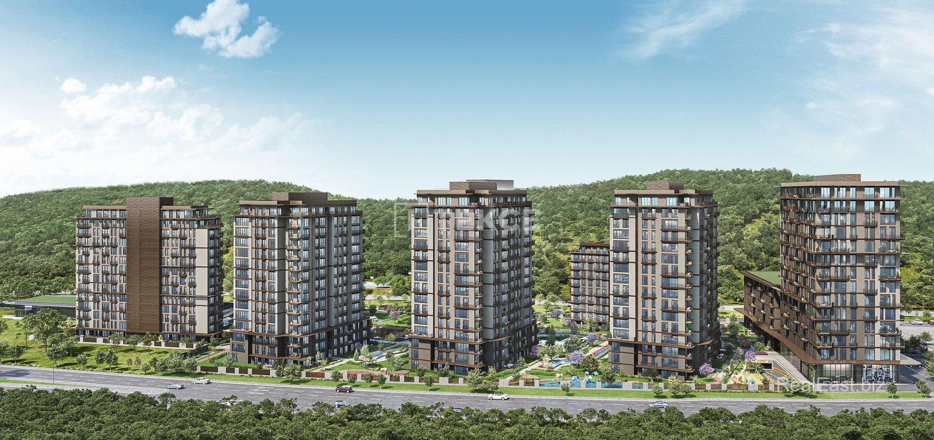 Modern Flats with Forest Views in Sarıyer, Istanbul