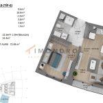 Уютная квартира с видом на море в Картале, Стамбул №9252