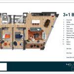 Stylish 2+1 Apartment in Trendy Beşiktaş (Listing No: 9588)