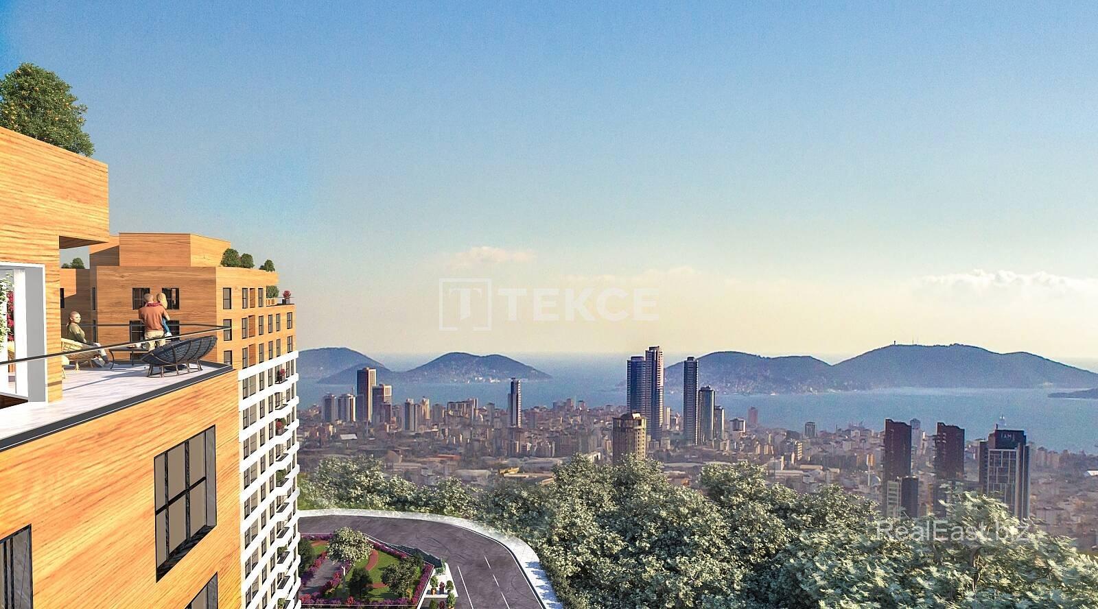 Spacious Apartments with Scenic Views in Kartal, Istanbul